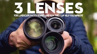 3 ESSENTIAL lenses for landscape photography and how to use them [upl. by Emeric]