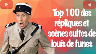 Top 100 des répliques et scènes cultes de Louis de Funès [upl. by Nellahs]