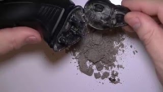 The Best Electric Shaver Cleaning Video [upl. by Lehcem]