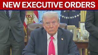 President Trump signs new executive orders [upl. by Giselle551]