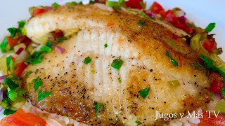 Filete de Pescado en una deliciosa y Jugosa salsa [upl. by Janiuszck]