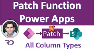 Power Apps Patch function with SharePoint Columns [upl. by Innus]