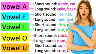 VOWELS amp CONSONANTS  Whats the difference  Learn with examples [upl. by Jennilee]