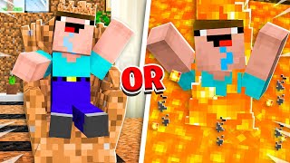 Noob1234 vs EXTREME Minecraft Would You Rather [upl. by Ellessig415]