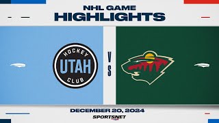 NHL Highlights  Hockey Club vs Wild  December 20 2024 [upl. by Snook325]