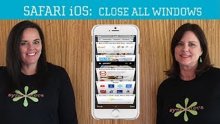 Safari iOS  Close All Windows [upl. by Adnilec]