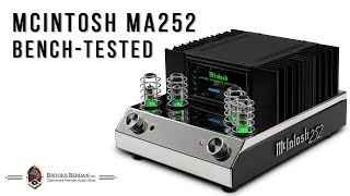 McIntosh MA252 Integrated Amplifier PUNISHED  Brooks Berdan Ltd [upl. by Yrome]