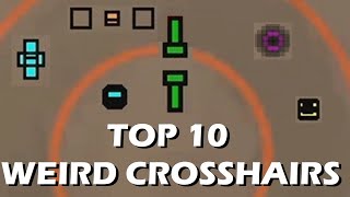 10 WEIRDEST Crosshairs in VALORANT [upl. by Vtarj]