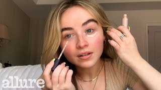 Sabrina Carpenters 10 Minute Makeup Routine For Natural Light  Allure [upl. by Rehnberg]