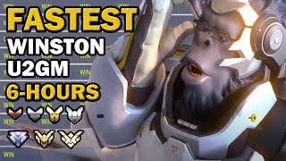 UNRANKED TO GM WINSTON ONLY EDUCATIONAL [upl. by Farand]