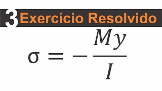 CRM41  3  Exercício resolvido de Flexão  Resistência dos materiais 1 [upl. by Ayyidas]