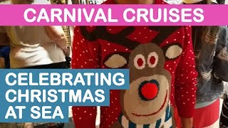 Carnival Cruises Celebrating Christmas at Sea [upl. by Terriss871]