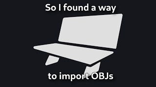 So I coded a way to import OBJs to Blockbench [upl. by Lienaj]