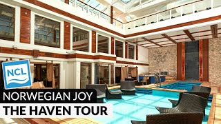 Norwegian Joy  The HAVEN Private Spaces  Full Walkthrough Tour amp Review  4K [upl. by Gine]