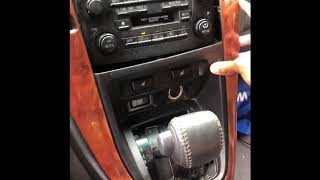 How To Replace Shifter Light On 19992003 Lexus RX300 toyota harrier DIY [upl. by Isteb826]