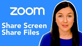 Zoom How to Share Your Screen amp Share Files [upl. by Ordnasil94]