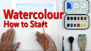 Watercolour Painting Absolutely what You need to Know to get Started  PART 1 [upl. by Aneetsyrk]