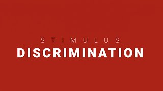 Stimulus Discrimination Examples [upl. by Ezekiel]