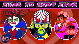 Powerpuff Girls Villains Evil to Most Evil [upl. by Olette]