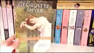 My Georgette Heyer Romance Collection  5 Favorites [upl. by Imekawulo]