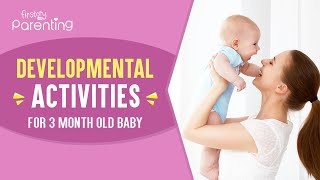 3MonthOld Baby Development Activities [upl. by Tricia]