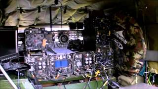 2E0MRS Simon Military Clansman Radio Display [upl. by Naot]