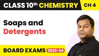 Class 10 Chemistry Chapter 4  Carbon and its Compounds  Soaps and Detergents [upl. by Asnerek]