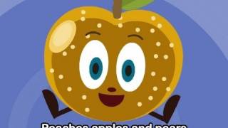 Peaches Apples and Pears  Family Sing Along  Muffin Songs [upl. by Reseda]