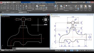 AutocAD 2D Practice Drawing  Exercise 5  Basic amp Advance Tutorial [upl. by Parrie]