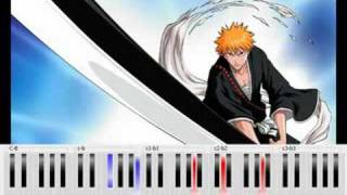 Bleach  Houki Boshi Piano tutorial part 2 [upl. by Lester759]