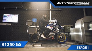 BMW R1250 GS With Akrapovič Exhaust  Stage 1 By BRPerformance [upl. by Feilak]