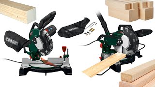 Parkside Cross Cut Miter Saw PKS 1500 B3 TESTING [upl. by Buell]