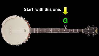 5 String Banjo Tuner How to Tune a 5 String Banjo to Open G [upl. by Yvon]