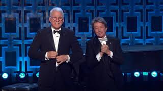 Martin Short and Steve Martin  David Letterman Mark Twain Award [upl. by Sueahccaz]