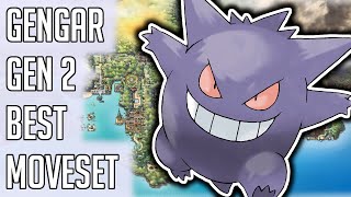 Gengar Gen 2 Best Moveset  Gengar Best Moveset Moves Pokemon Gold Silver Crystal [upl. by Seline]