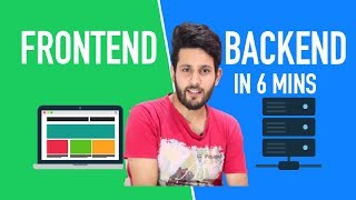 Frontend and Backend explained in 6 minutes [upl. by Saffian433]