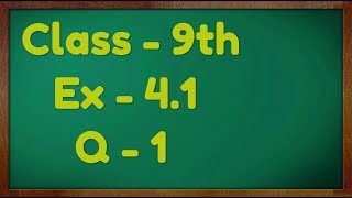 Class  9th Ex  41 Q 1 Linear Equation in Two Variable Maths NCERT CBSE [upl. by Carole]