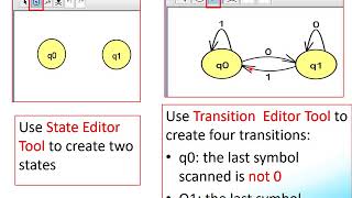 Create Finite State Automa Using JFLAP [upl. by Aushoj]