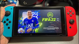 EA Sport FIFA 22 Gameplay On Nintendo Switch [upl. by Nwahsram]