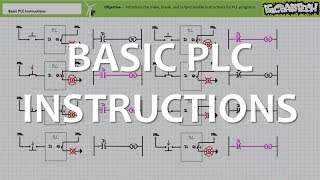 Basic PLC Instructions Full Lecture [upl. by Eaj]