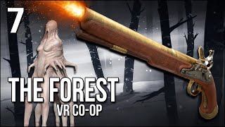 The Forest VR  7  We Went To The Frigid North For A Gun [upl. by Ahsehyt]