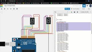 Contador de 0 a 9 con Flip Flop JK y Reset [upl. by Eednil]