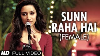 quotSun Raha Hai Na Tu Female Versionquot By Shreya Ghoshal Aashiqui 2 Full Video Song [upl. by Anaehr]