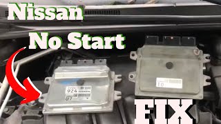 Nissan No crank no start repair [upl. by Yelrebmyk]