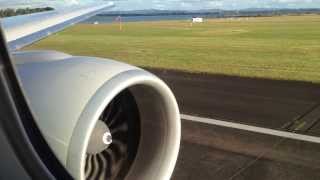 Magnificent Boeing 777300ER Takeoff from Auckland [upl. by Adnamra]