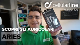 Recensione auricolari wireless Aries by Jakidale  Cellularline MoreOfYou [upl. by Deeas7]