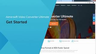 Get Started  Using Guide for Aimersoft Video Converter Ultimate [upl. by Adnilev]