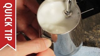 How to AutoFroth Milk for Lattes [upl. by Griggs]