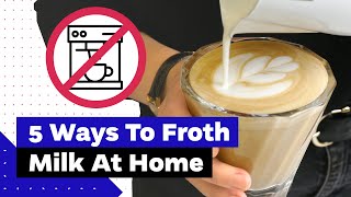 How To Froth Milk At Home Best Milk Frothers Review [upl. by Bartley]