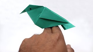 How To Make a Paper Bird Easy  Origami Bird Tutorial [upl. by Neelear878]